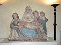 Blois, Chateau, Chapelle Saint Calais, Statue de pieta